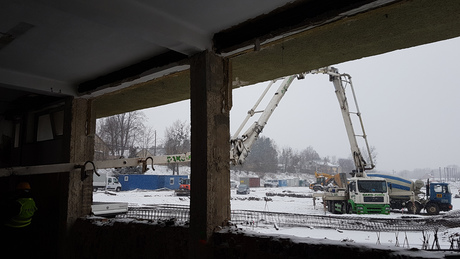 Gőzerővel épül a kaposvári busztelephely