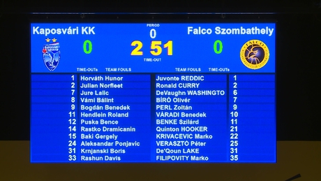 Kaposvári KK - Falco KC Szombathely 78–98